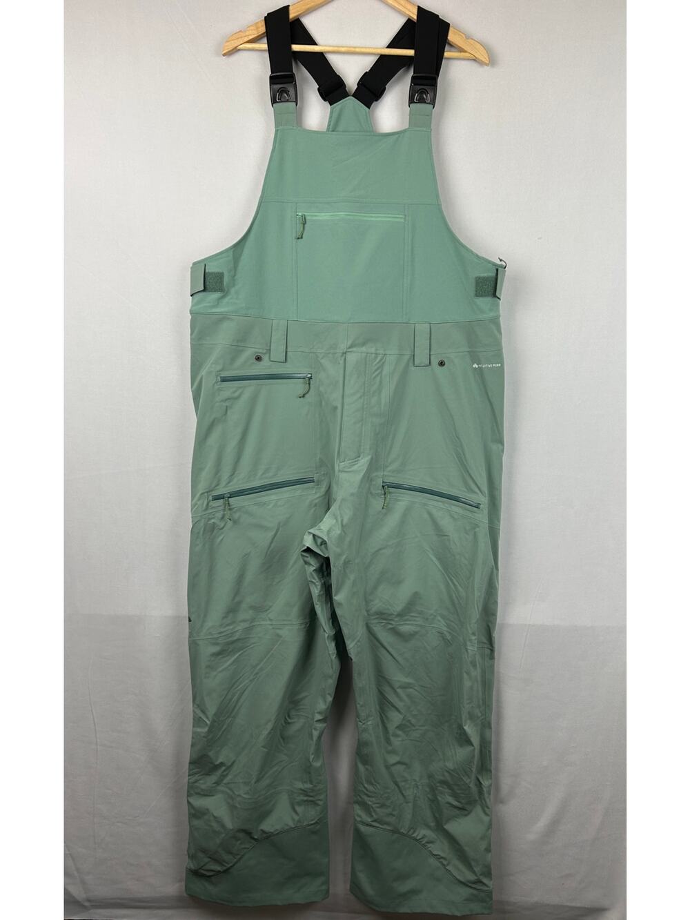 Flylow Smythe Bib Overall Backcountry Ski Pants Mint Green 1440 Men's Size XXL